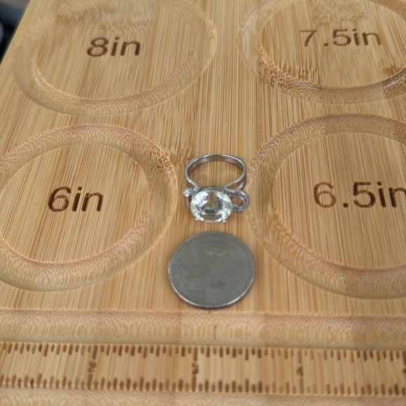 Daliglio Women's 14K White Gold Over Sterling Silver Amethyst and Diamond - Picture 11 of 11